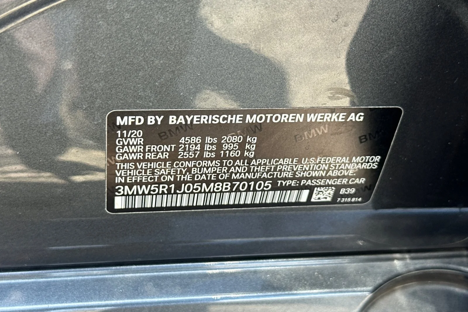 Used 2021 Mineral Gray Metallic BMW 330i image 27