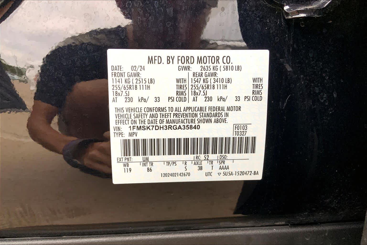 Used 2024 Agate Black Ford XLT image 37