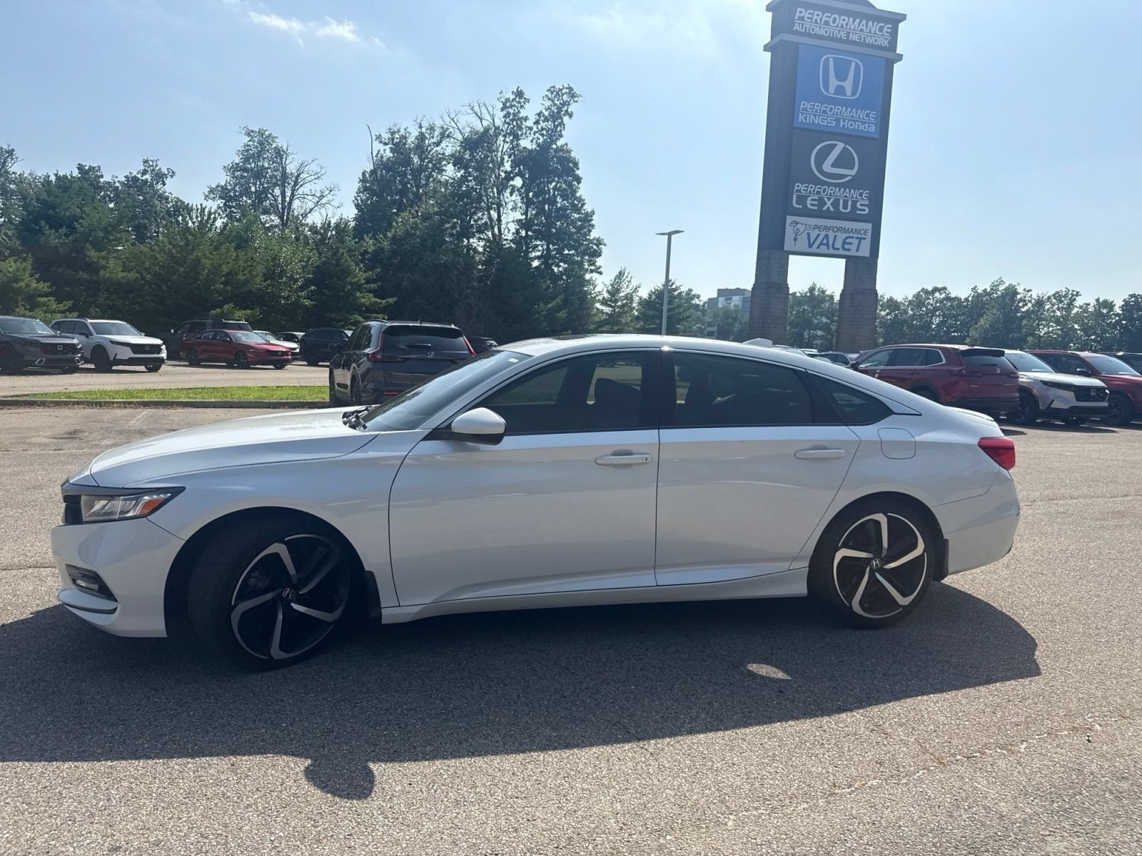 Used 2019 Platinum White Pearl Honda Sport 2.0T image 2