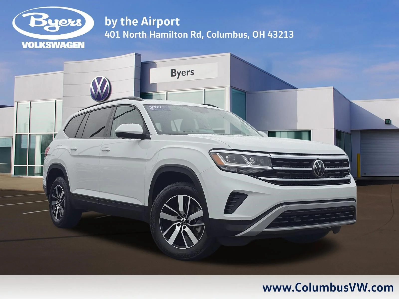 Certified Used 2022 Pure White Volkswagen 2.0T SE image 1
