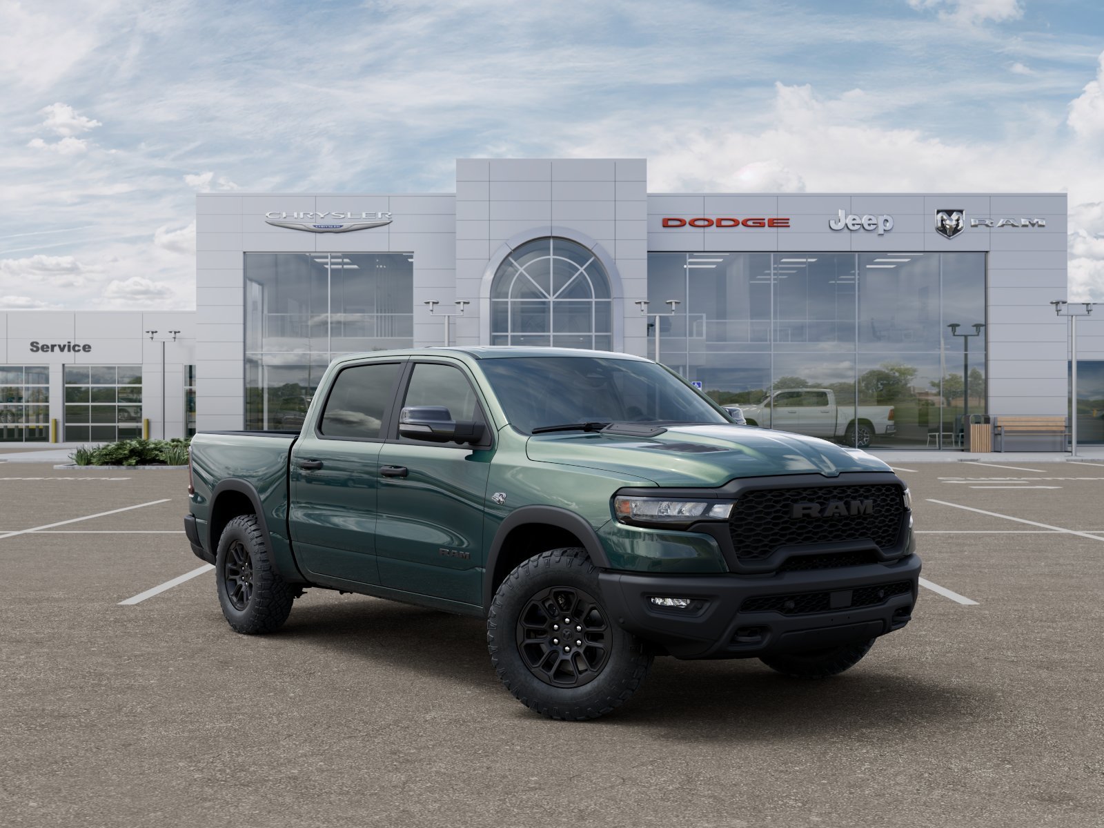New 2026 Serrano-Green Metallic Exterior Paint RAM REBEL image 33