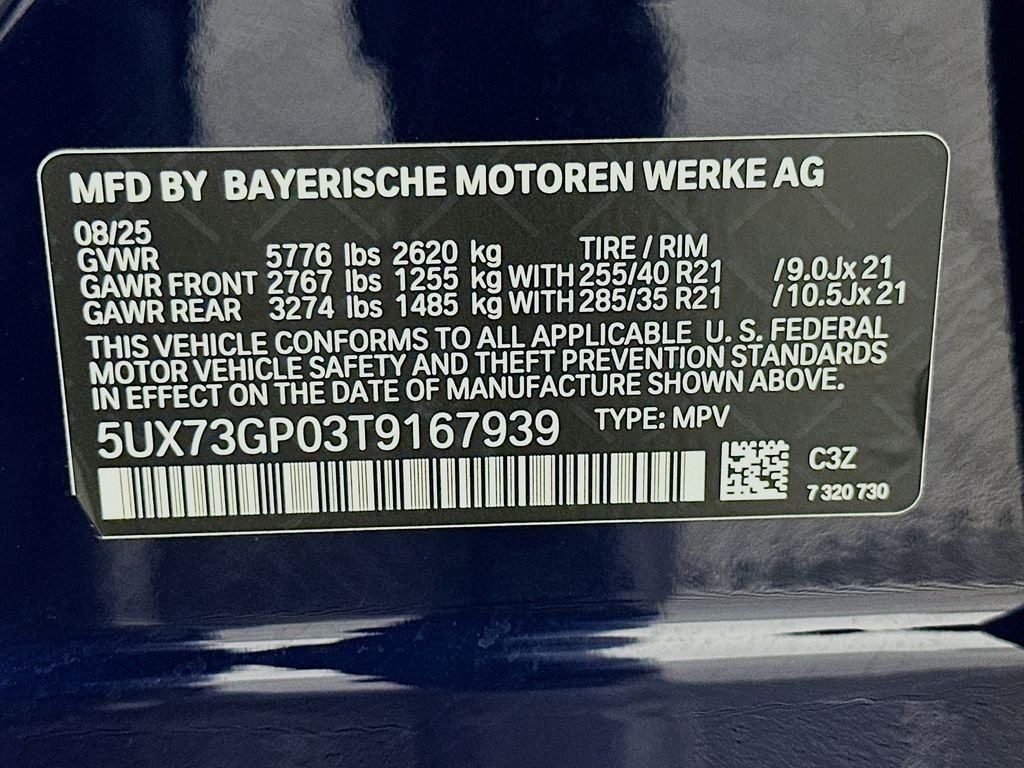 Used 2026 Tanzanite Blue II Metallic BMW M50 xDrive image 31