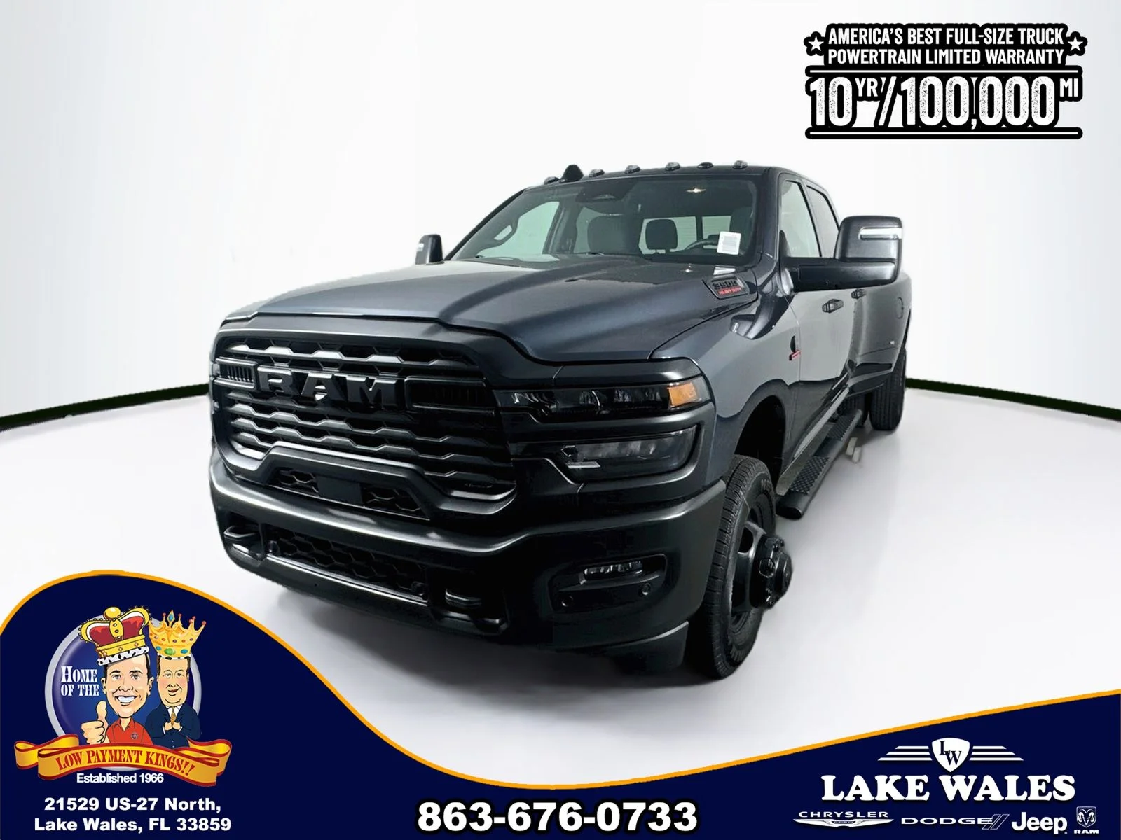 New 2026 Forged Blue Metallic Exterior Paint RAM TRADESMAN image 3