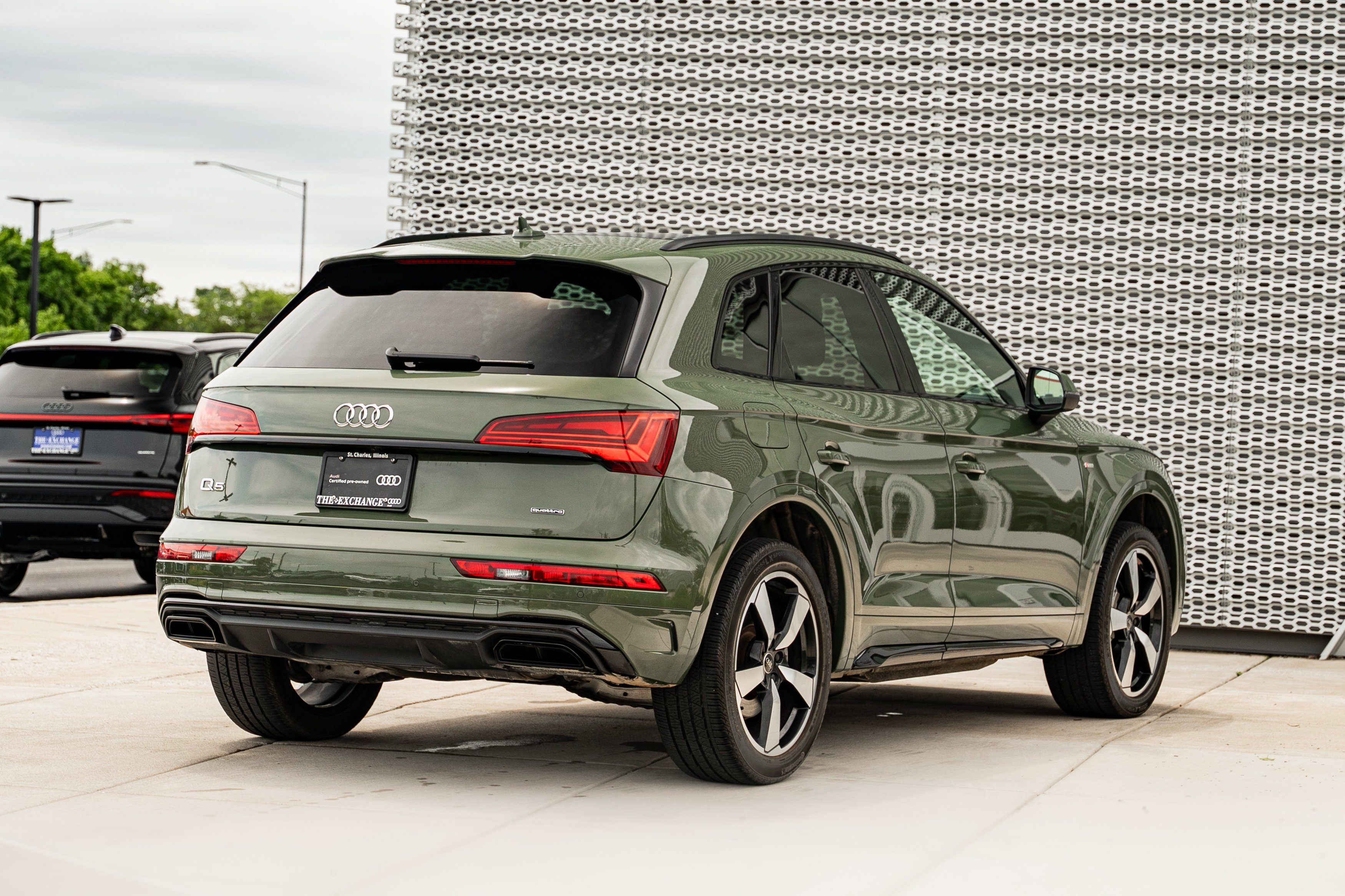 Certified Used 2023 District Green Metallic Audi S line Premium Plus image 4