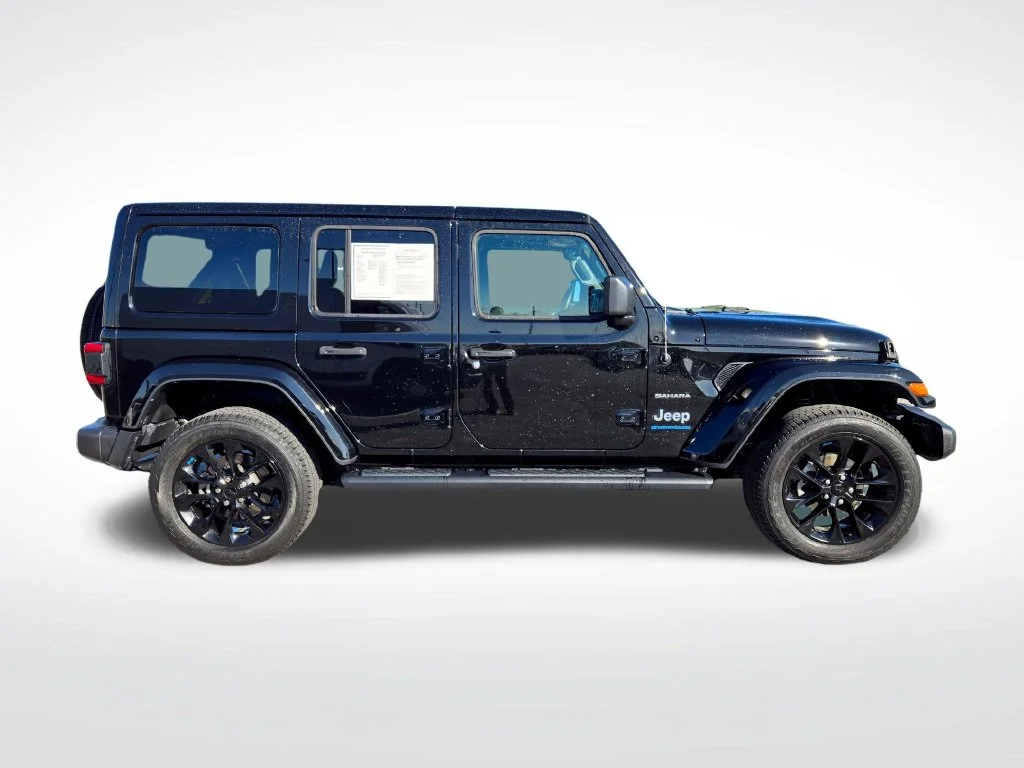 Certified Used 2023 Black Jeep Sahara 4xe image 2