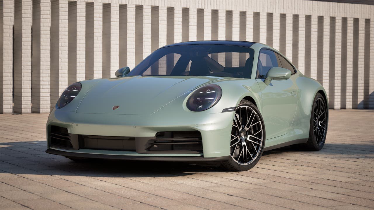New 2027 Shade Green Metallic Porsche Carrera 4S image 1