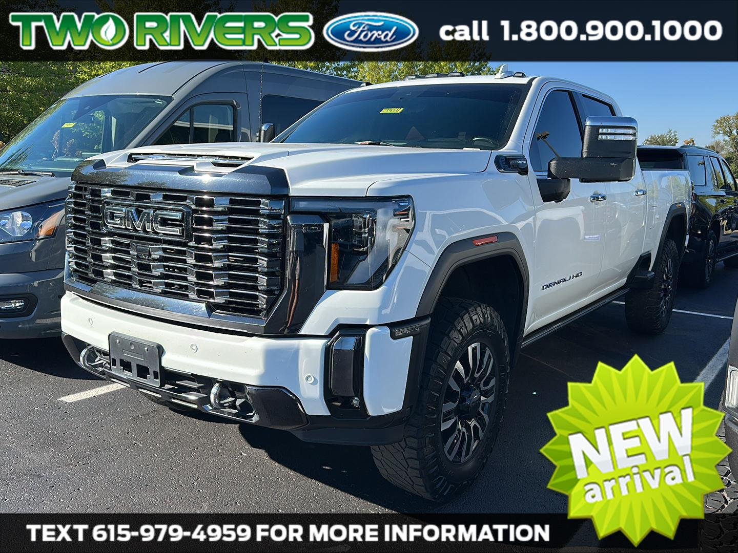 Used 2024 Summit White GMC Denali Ultimate image 1