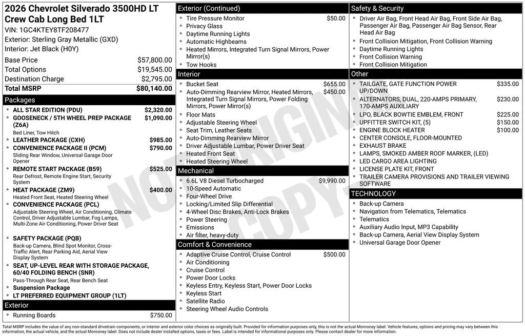 2026 Chevrolet Silverado 3500 HD LT - Photo 44