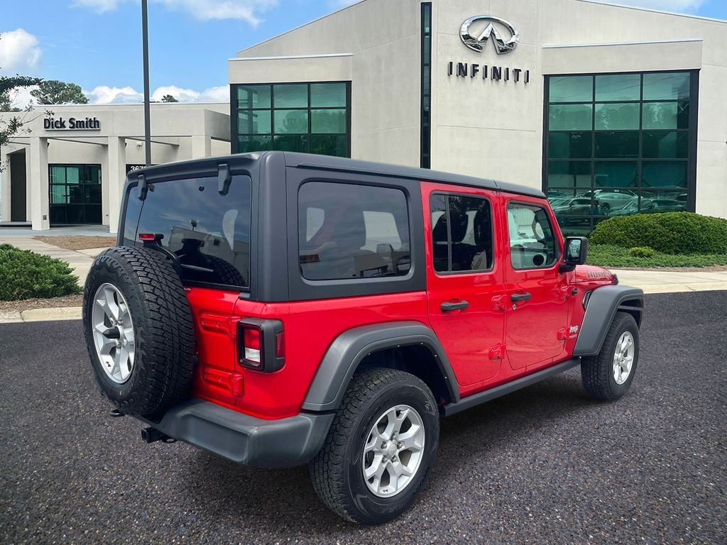 Used 2021 Red Jeep Unlimited Sport image 6