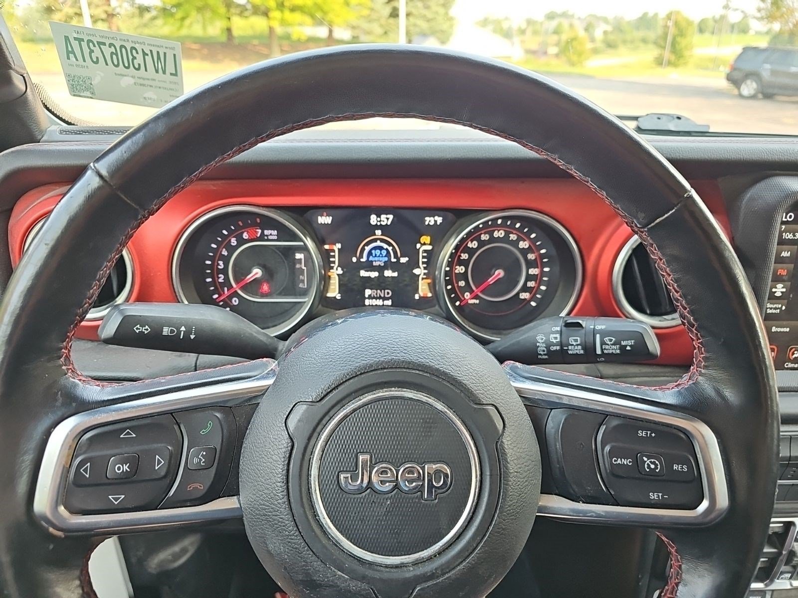 Used 2020 Bright White Clearcoat Jeep Rubicon image 17