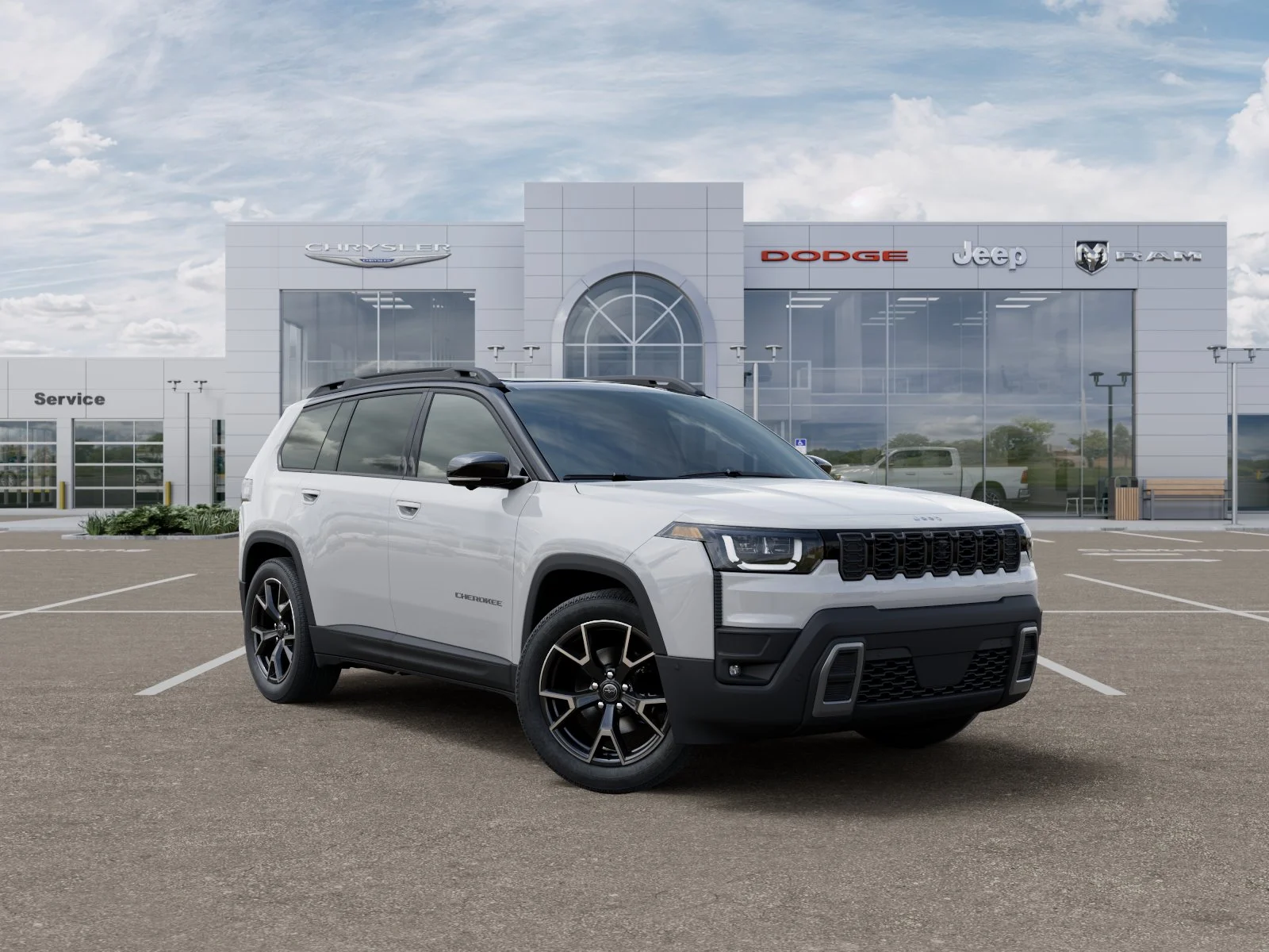 New 2026 Bright White Clear-Coat Exterior Paint Jeep Overland image 31