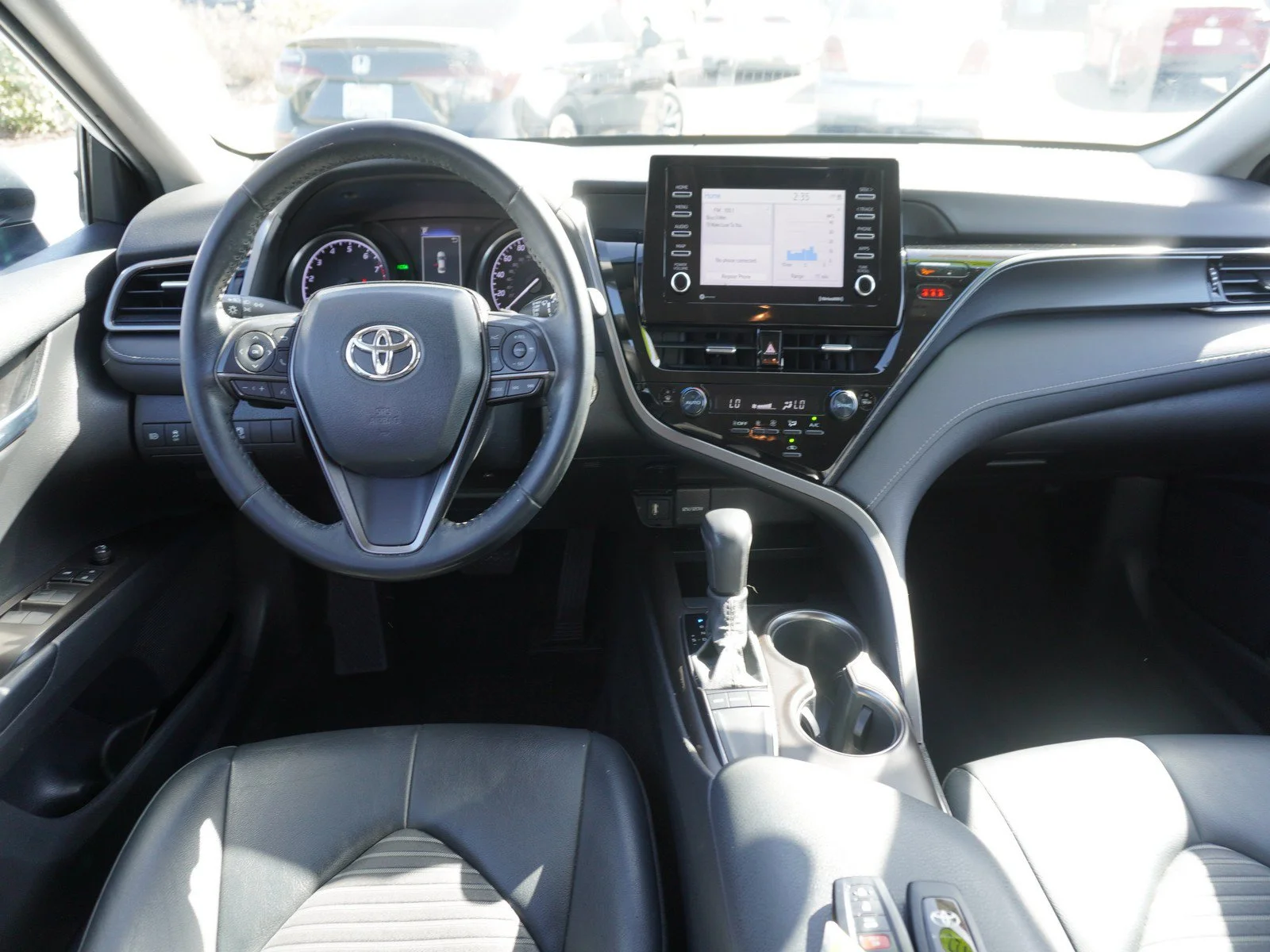 Used 2022 White Toyota SE image 2