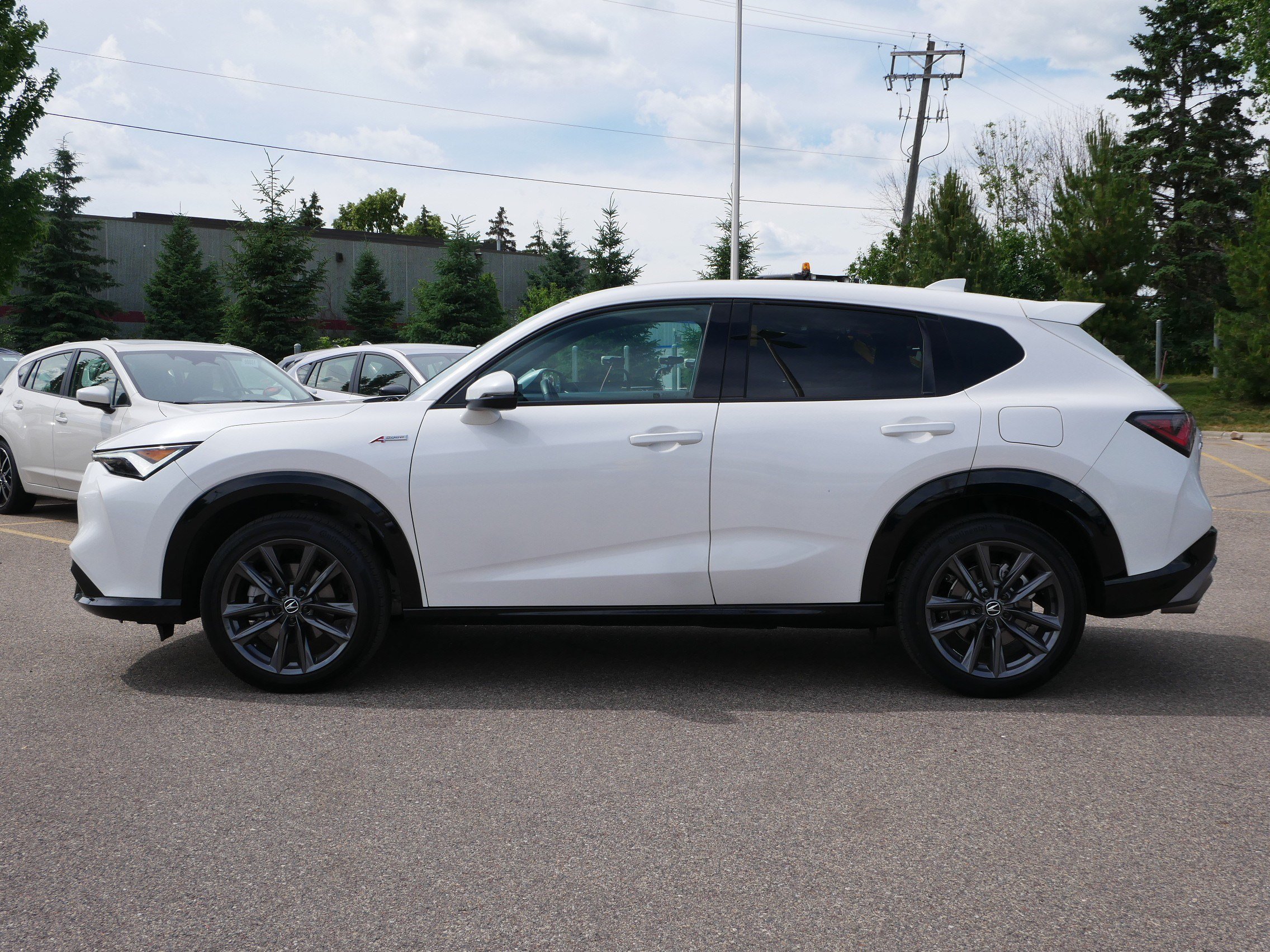Used 2025 Platinum White Pearl Acura w/A-Spec Package image 4