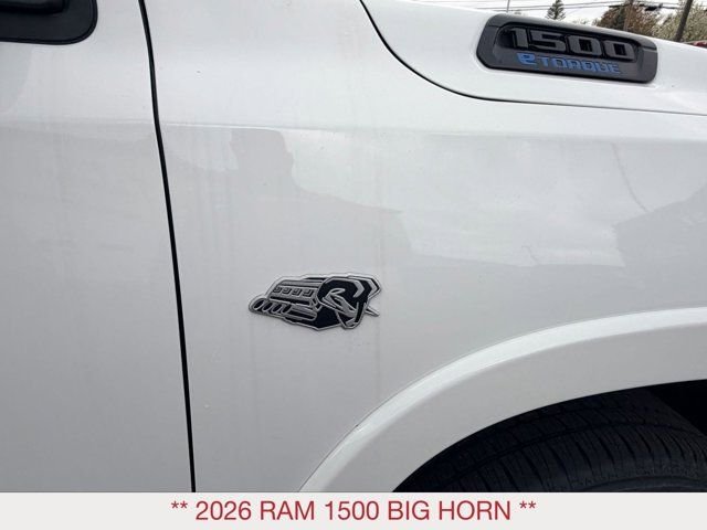 New 2026 Bright White Clear-Coat Exterior Paint RAM Big Horn/Lone Star image 9