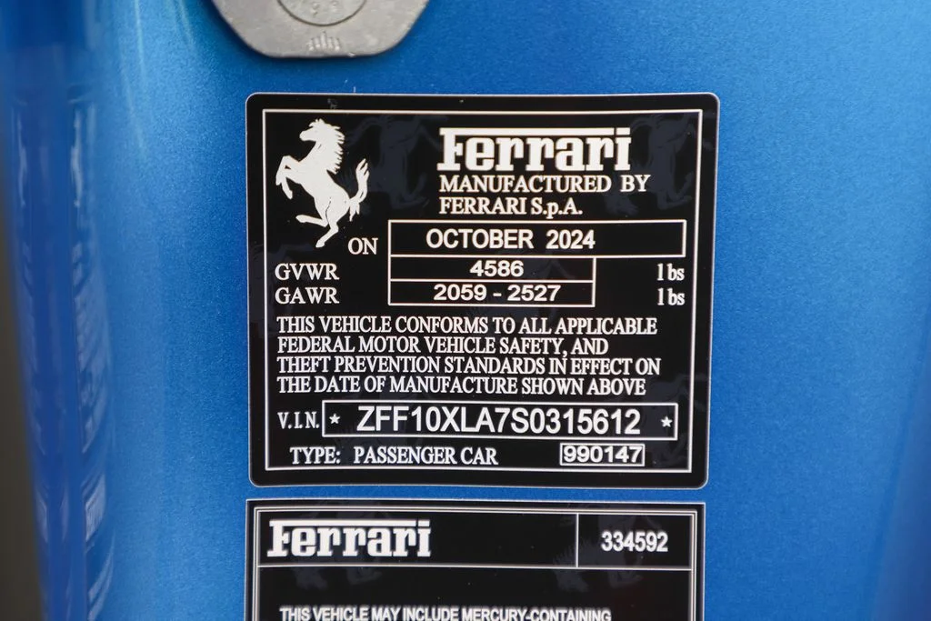 Used 2025 Blu Corsa Ferrari  image 65