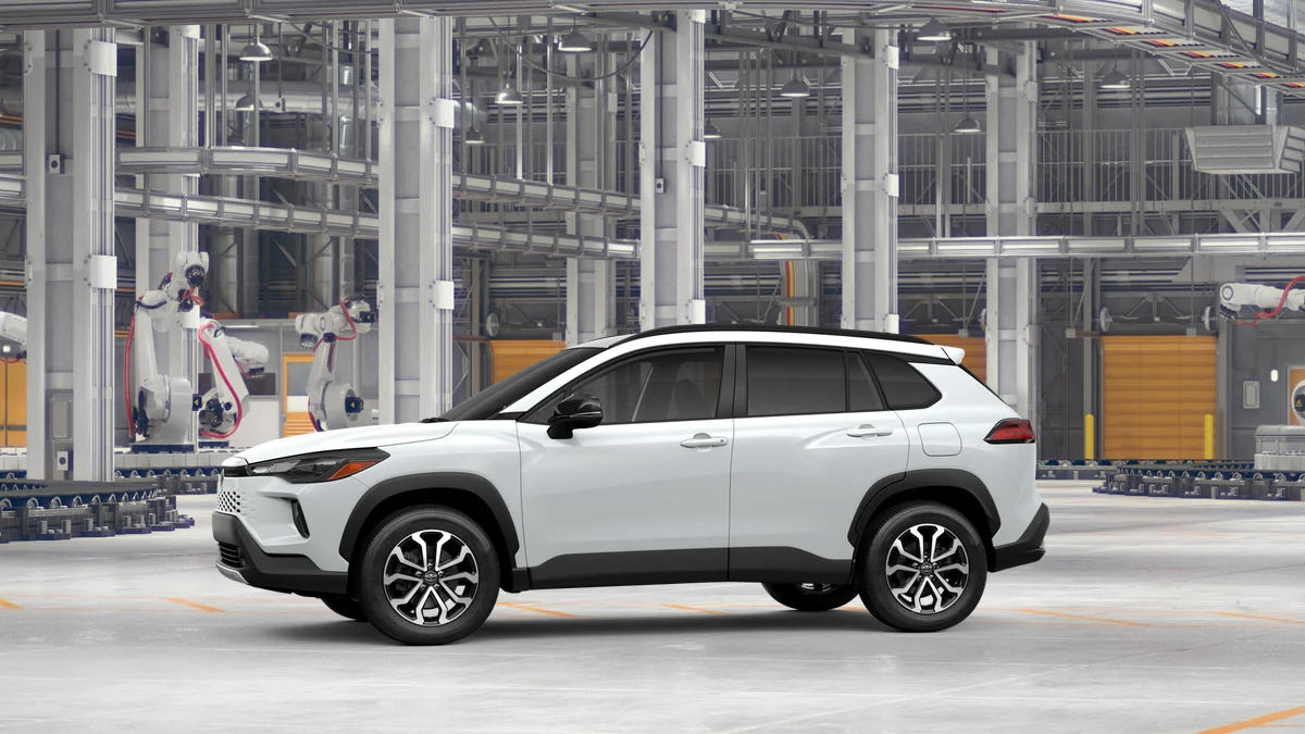 New 2026 Wind Chill Pearl Toyota Hybrid SE image 3