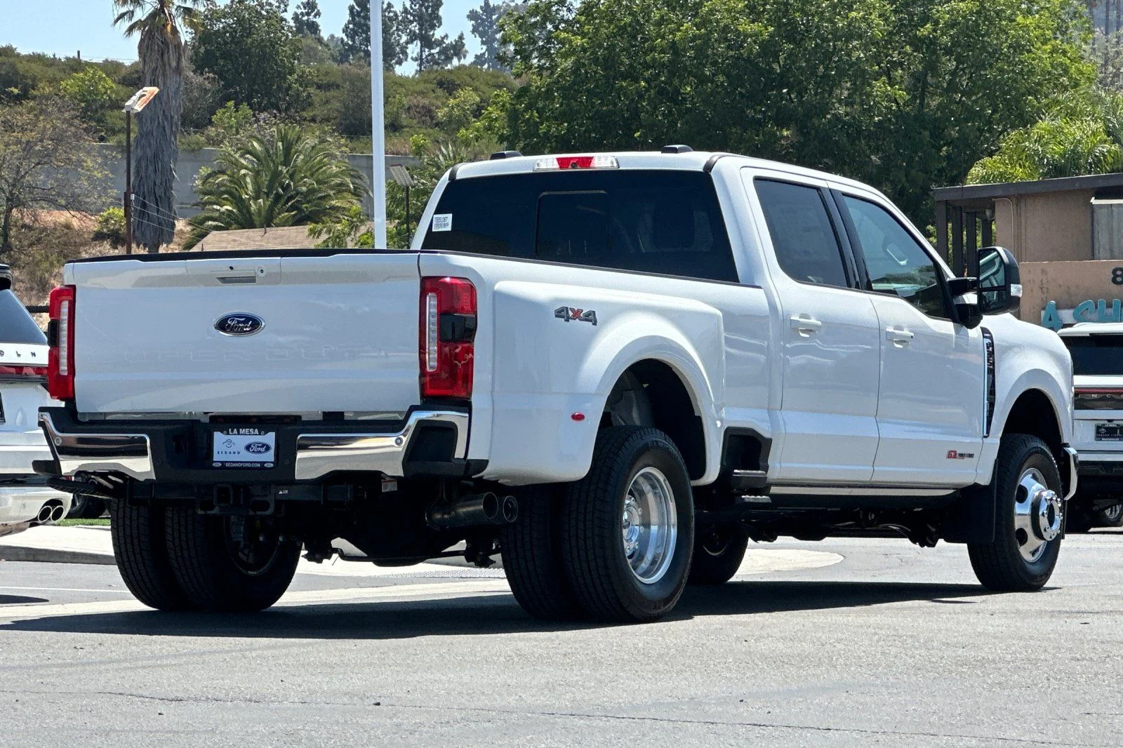 New 2026 Star White Metallic Tri-Coat Ford F-350® Lariat® image 3