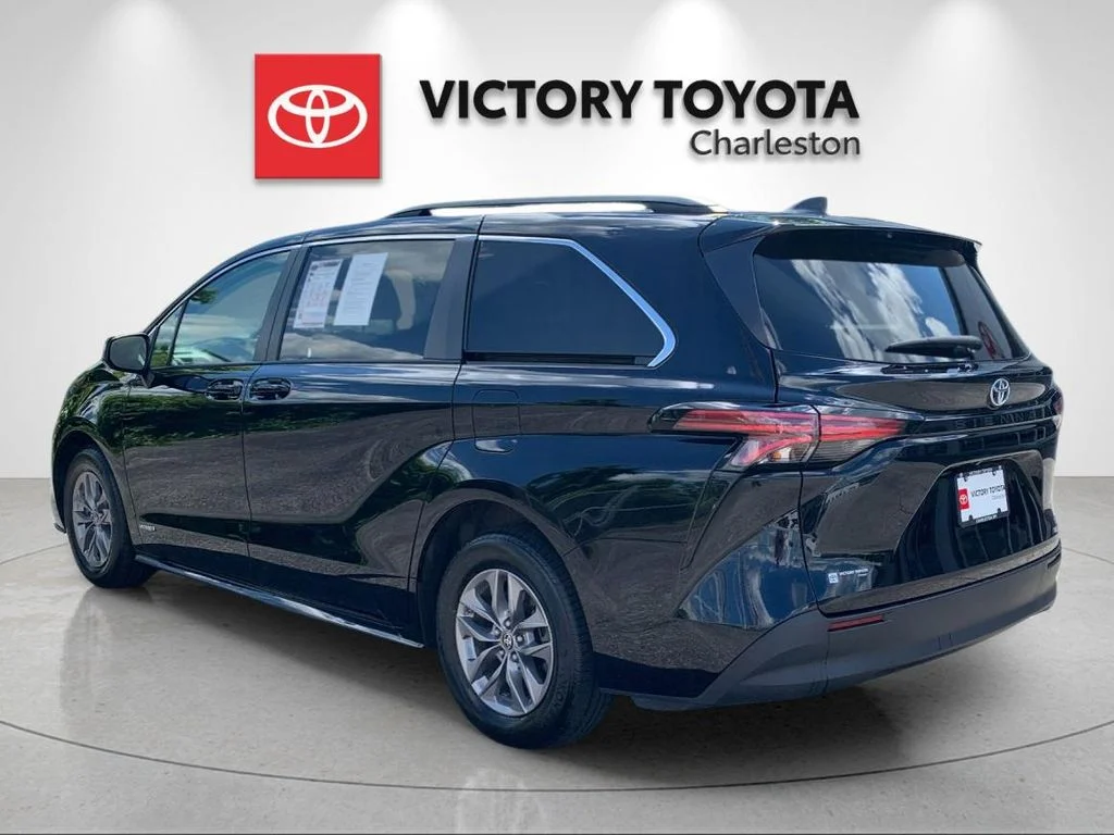 Used 2021 Black Toyota LE image 3