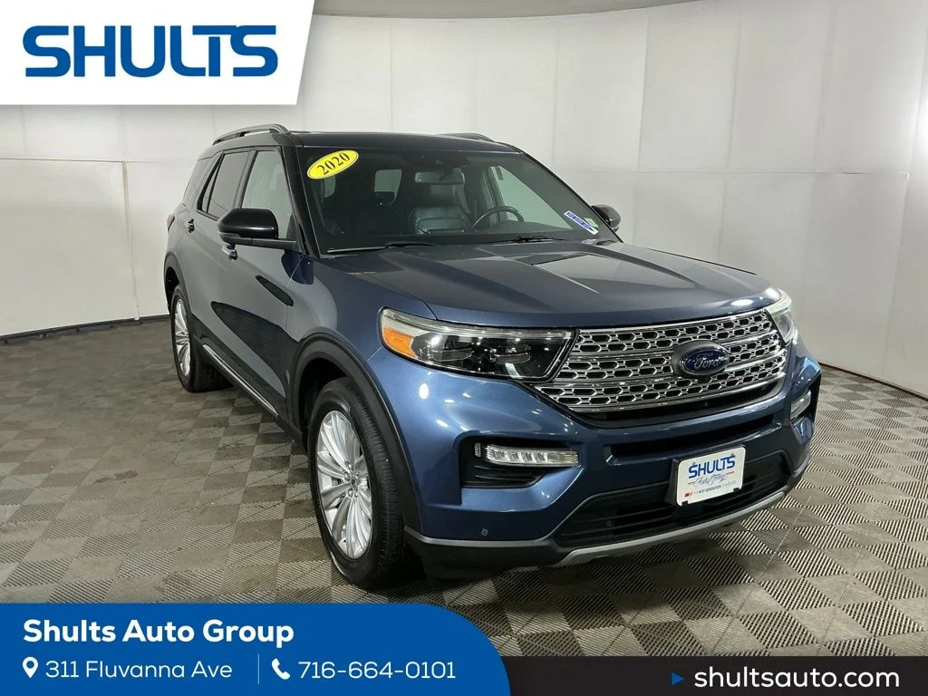 Certified Used 2020 Blue Ford Limited image 1
