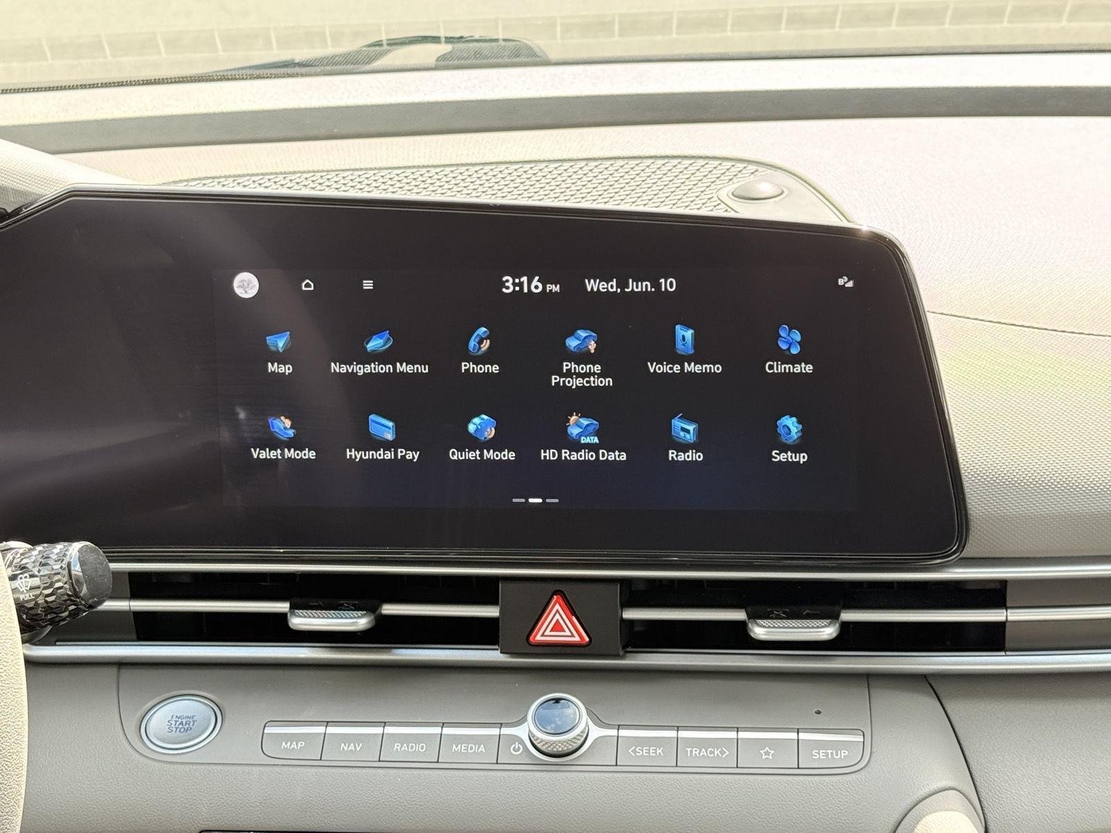 Used 2024 Intense Blue Hyundai SEL image 24