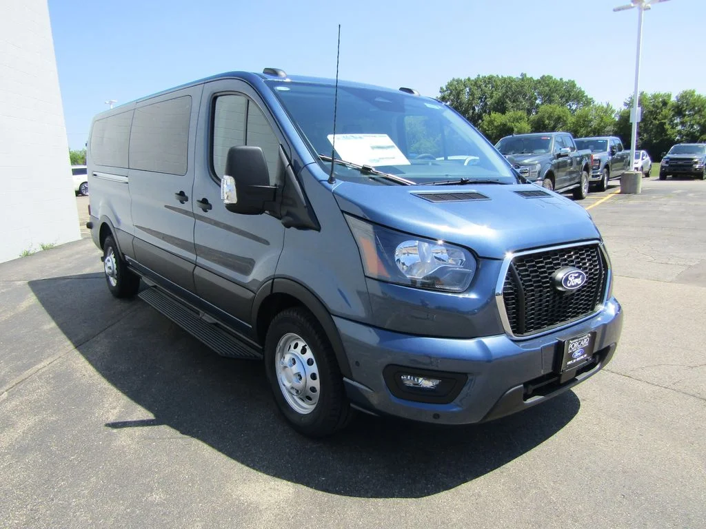 New 2026 Blue Metallic Ford Passenger Van XL image 10