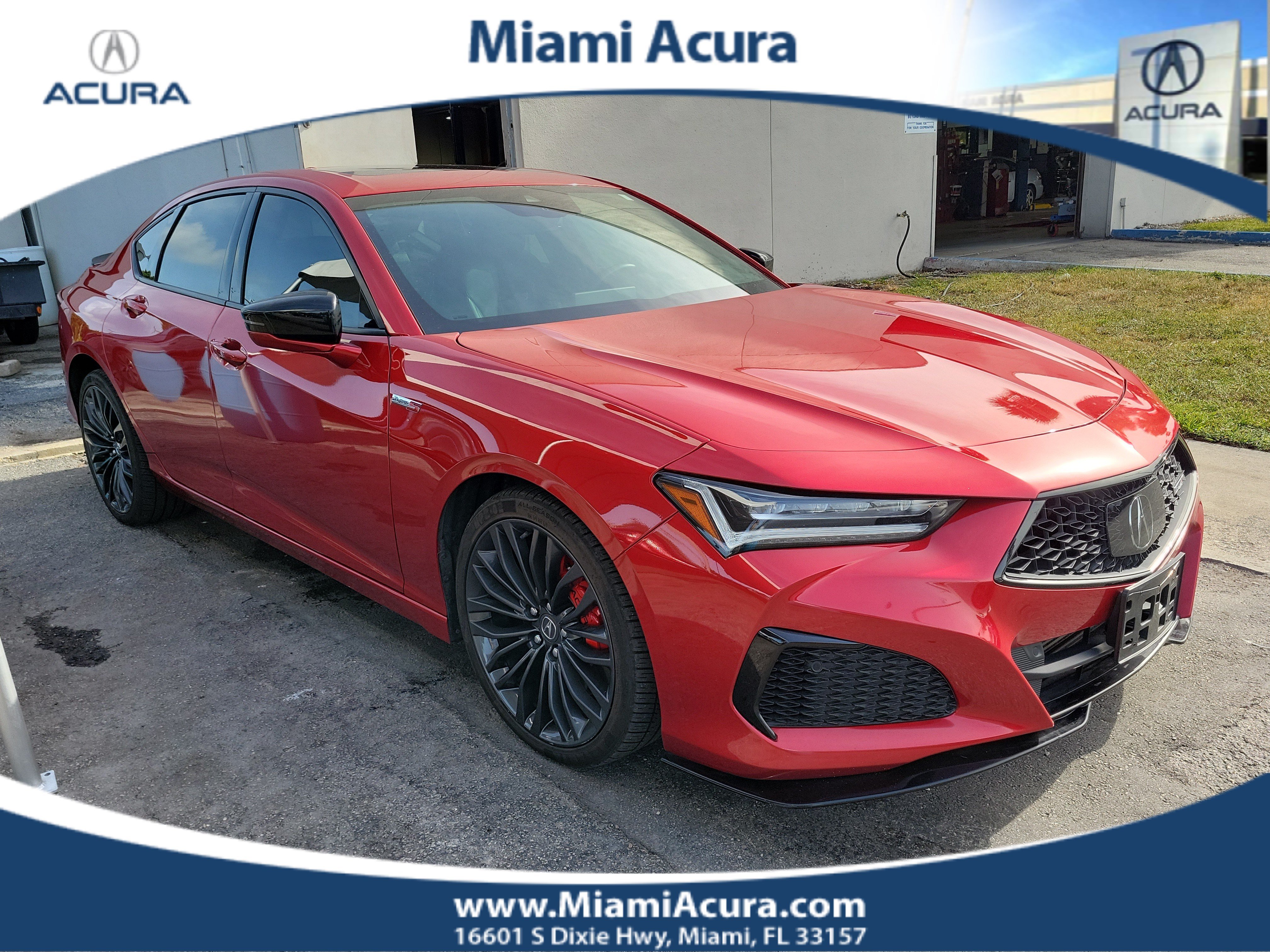 Used 2023 Red Acura Type S SH-AWD image 1