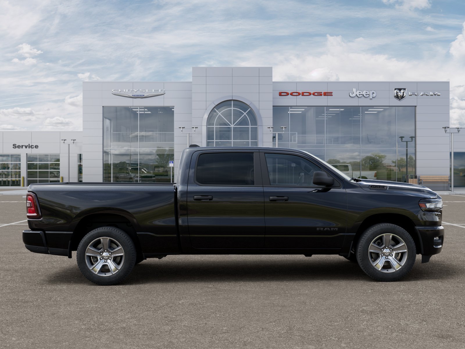 New 2026 Diamond Black Crystal Pearlcoat RAM Express image 30