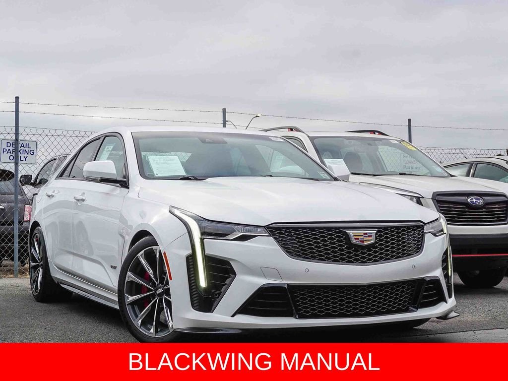 Used 2022 Summit White Cadillac V-Series image 1