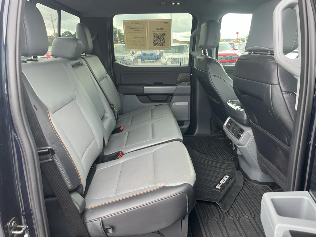 Used 2024 Antimatter Blue Metallic Ford LARIAT image 24