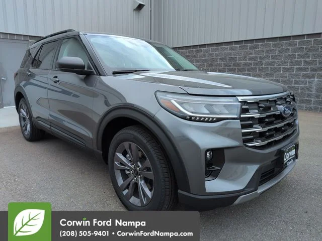 New 2026 Carbonized Gray Metallic Ford Active image 1