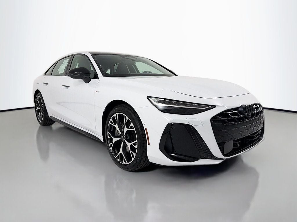 Used 2026 Glacier White Metallic Audi Premium Plus quattro image 1