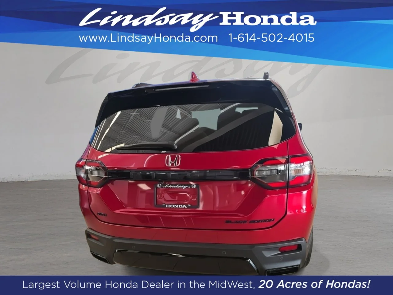New 2026 Radiant Red Metallic II Honda Black Edition image 12