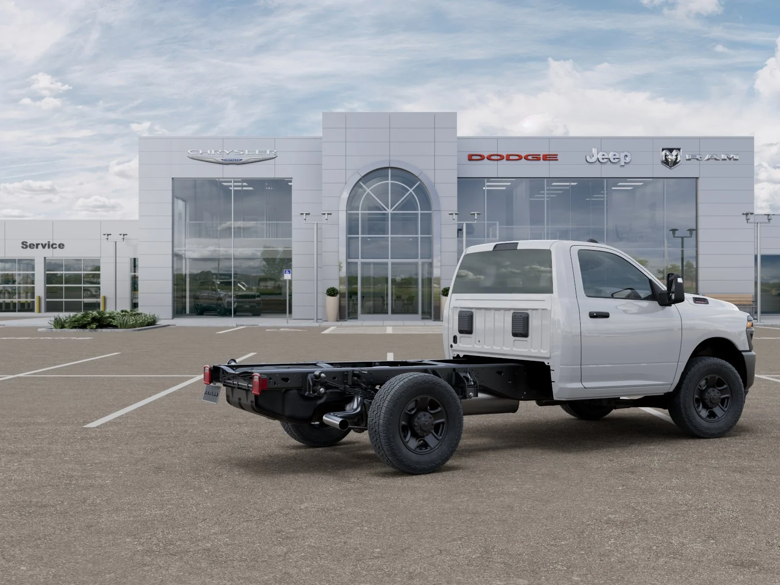 New 2025 Bright White Clear-Coat Exterior Paint RAM Tradesman image 15