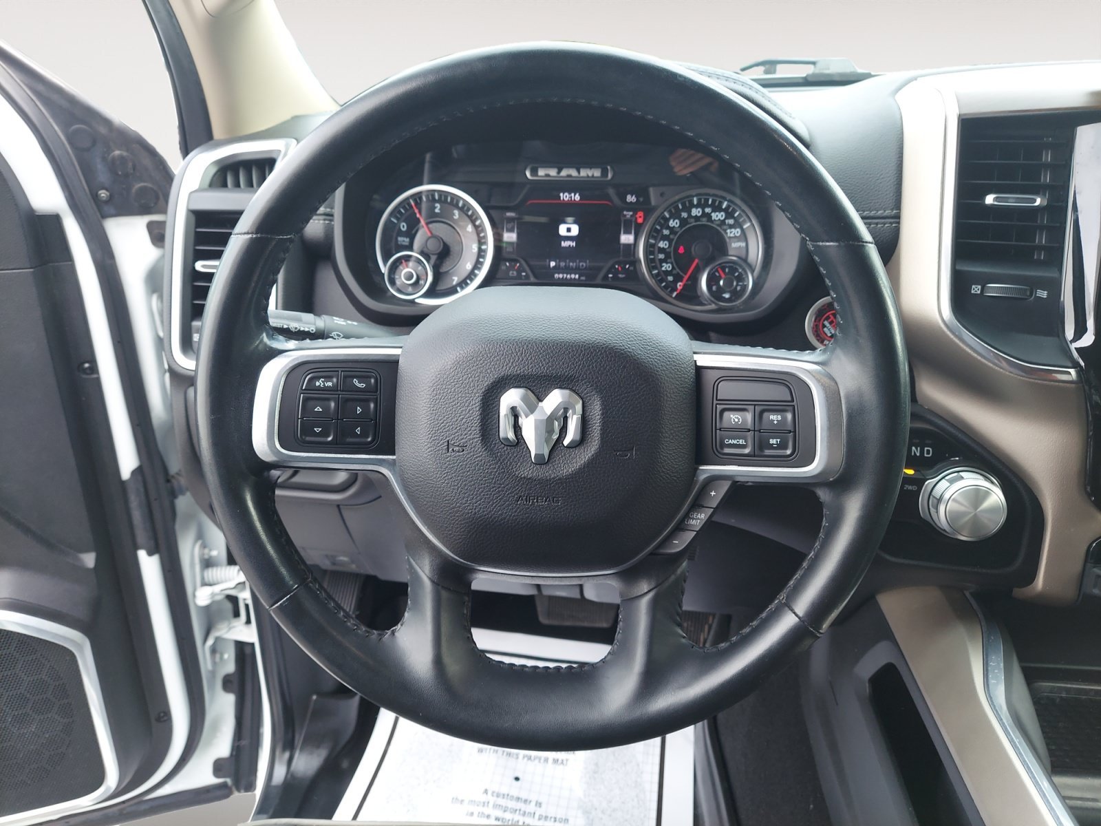 Used 2022 Bright White Clearcoat Ram Laramie image 13