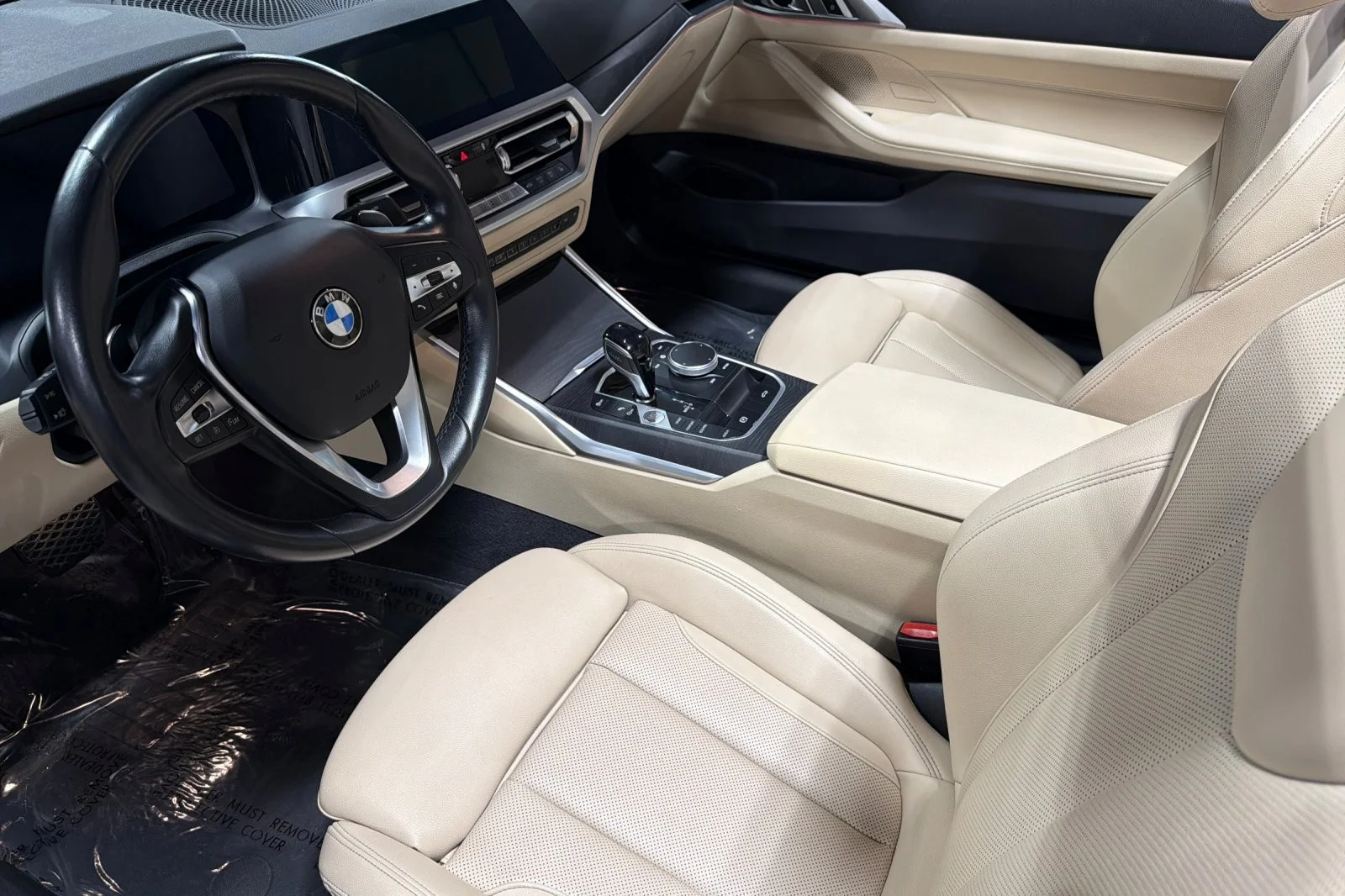 Used 2023 MINERAL WHITE BMW 430i Convertible image 9