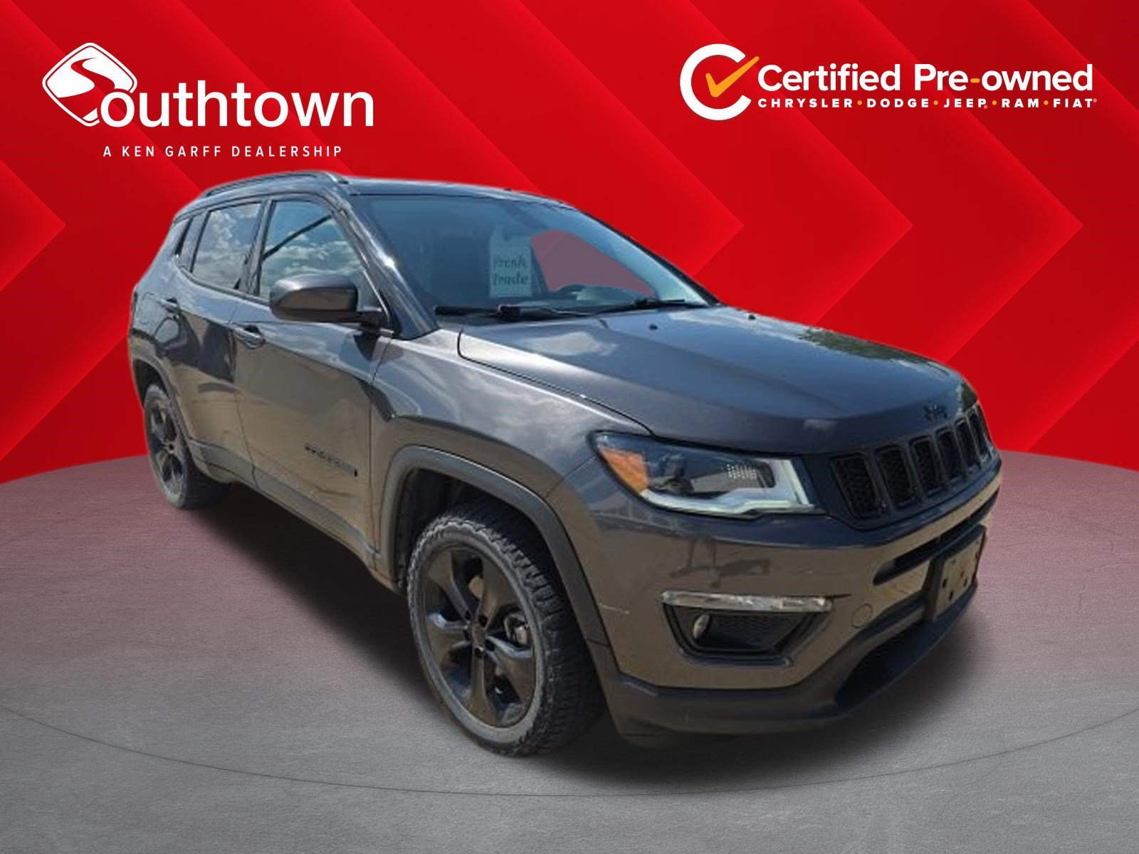 Certified Used 2019 Granite Crystal Metallic Clearcoat Jeep Altitude image 1
