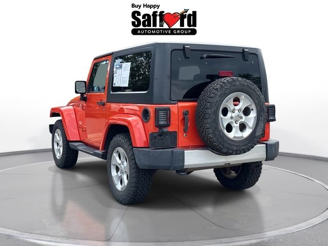 Used 2015 Orange Jeep Sahara image 5