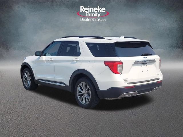 Used 2022 White Metallic Ford XLT image 7