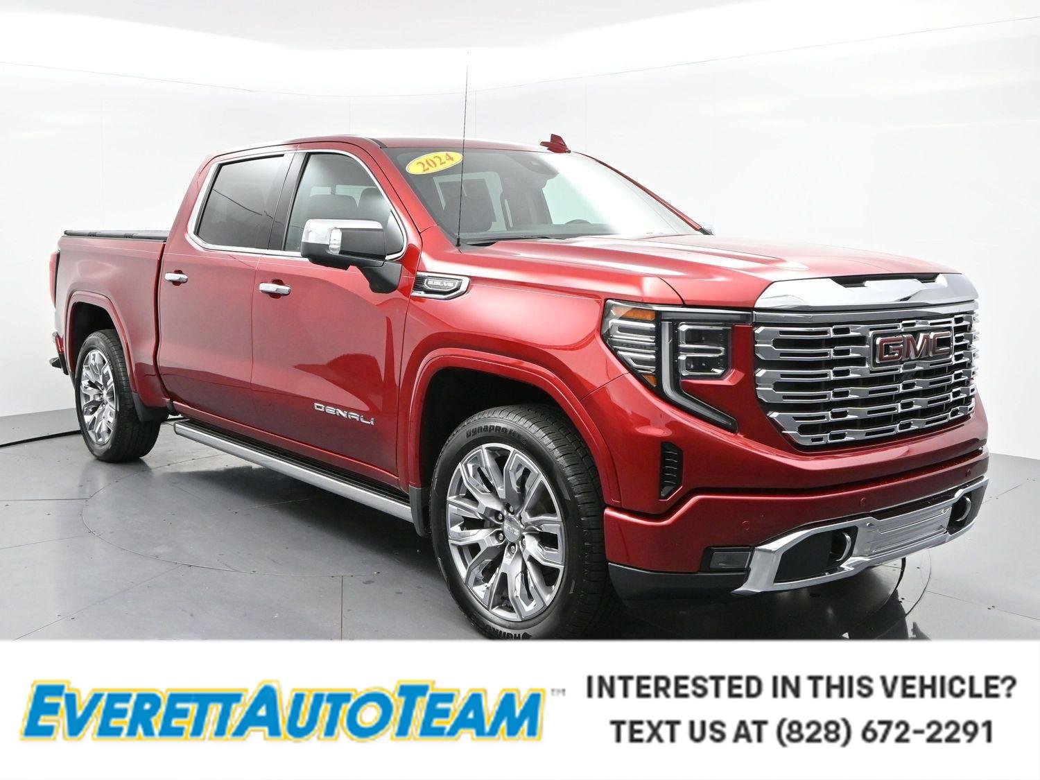 Used 2024 Volcanic Red Tintcoat GMC Denali image 1