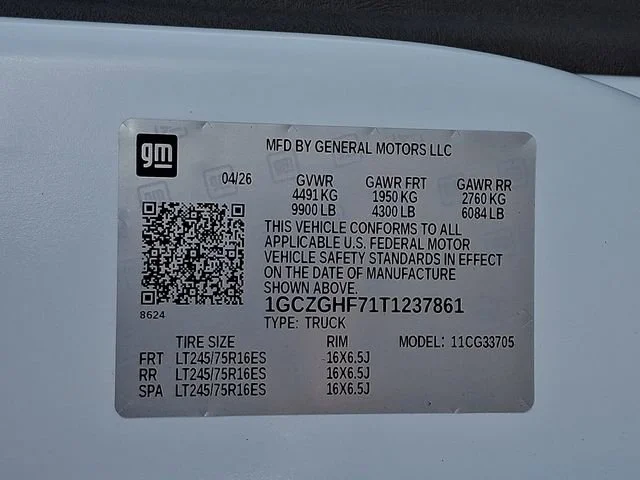 2026 Chevrolet Express Cargo Work Van - Photo 10