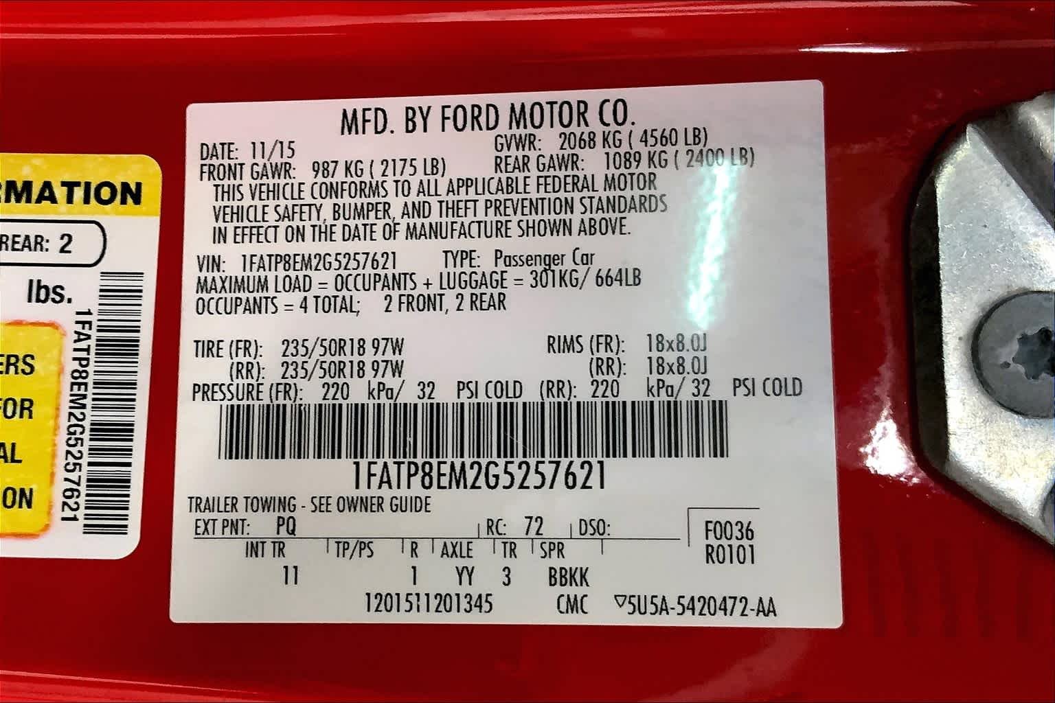 Used 2016 Race Red Ford V6 image 27