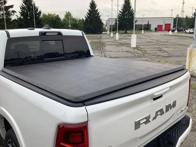 New 2026 Ivory White Tri-Coat Pearlcoat Ram LIMITED LONGHORN CREW CAB 4X4 5