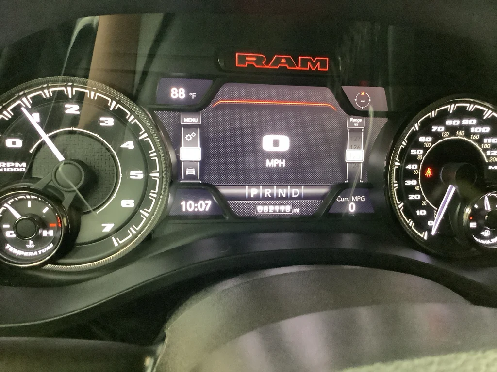 Used 2022 Granite Crystal Metallic Clearcoat Ram Rebel image 17