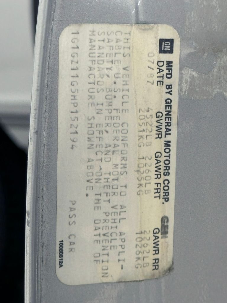 Used 1987 Gray Chevrolet  image 55