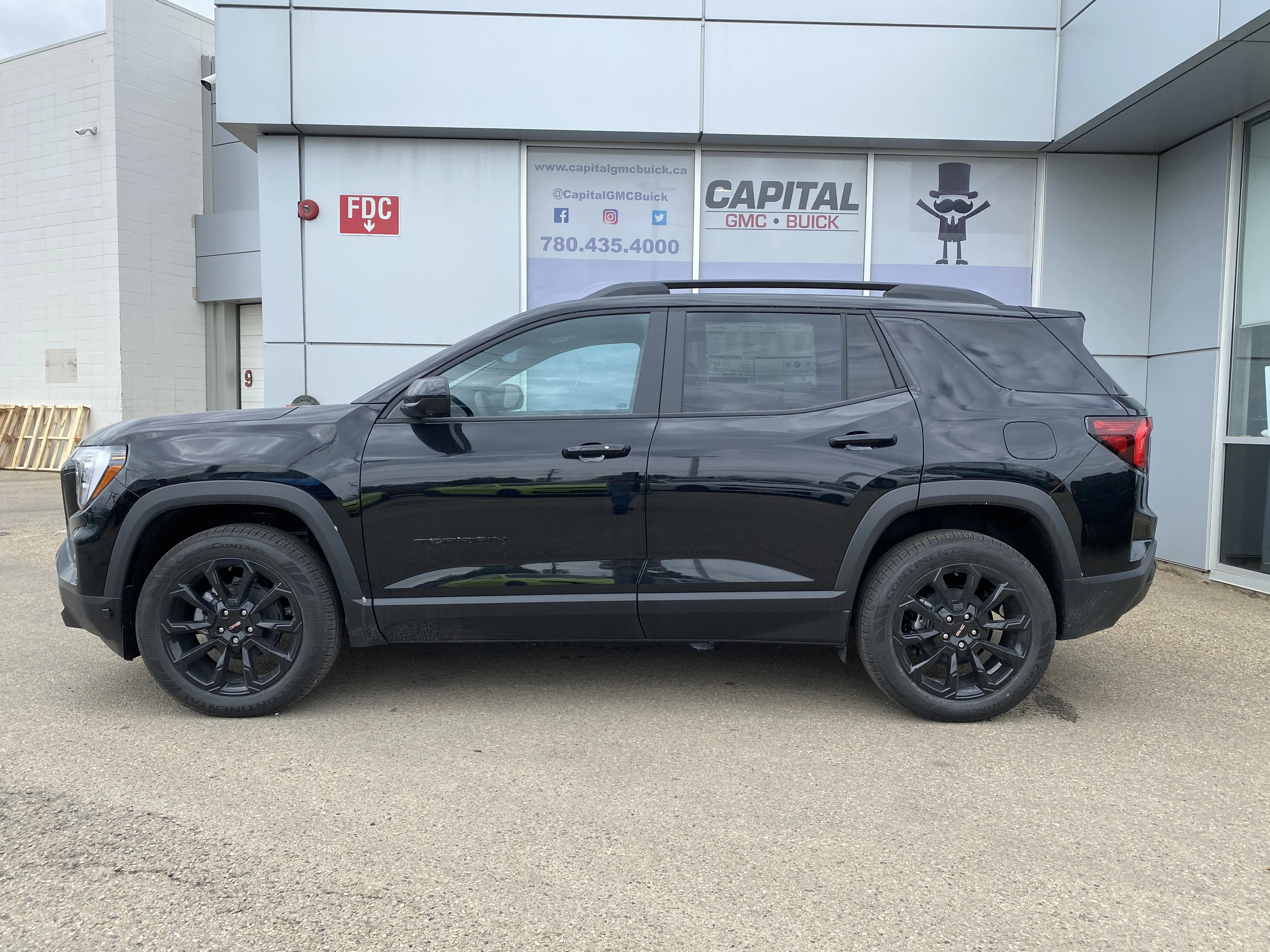 New 2026 EBONY TWILIGHT METALLIC GMC AWD Elevation image 3