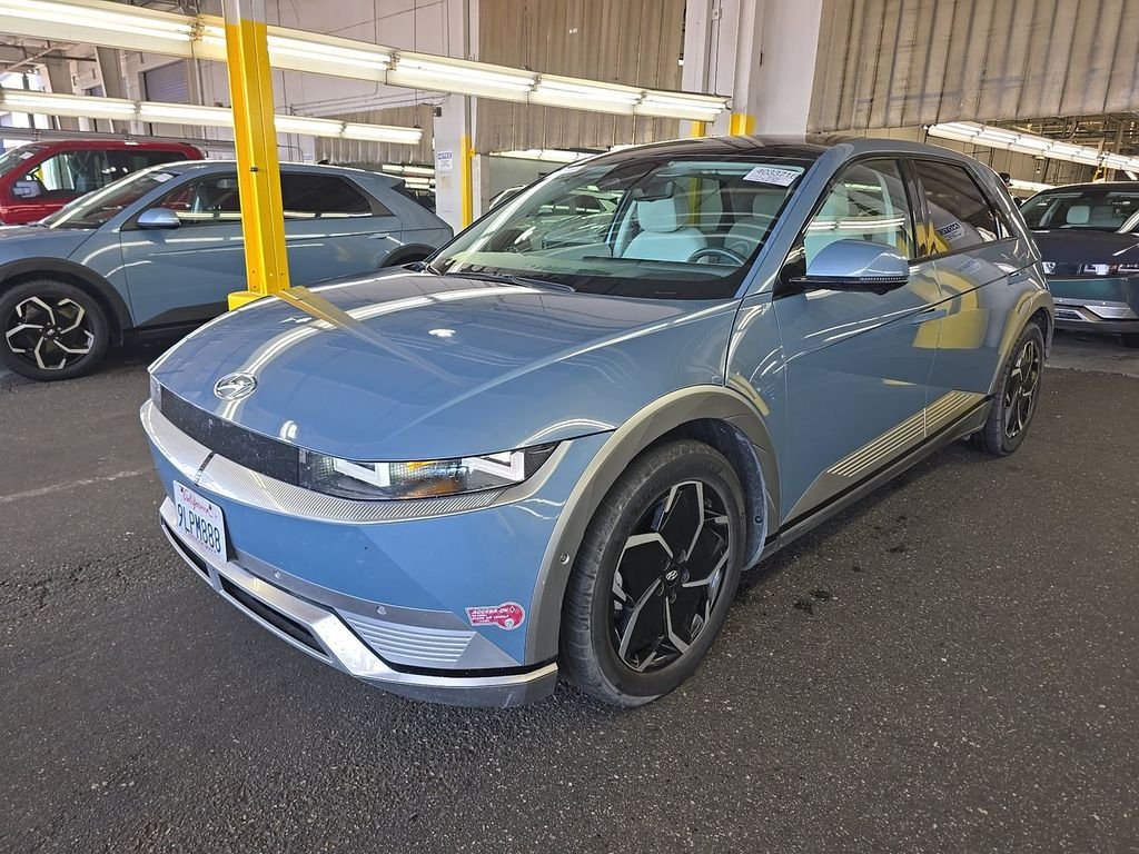Used 2024 Blue Hyundai Limited image 1