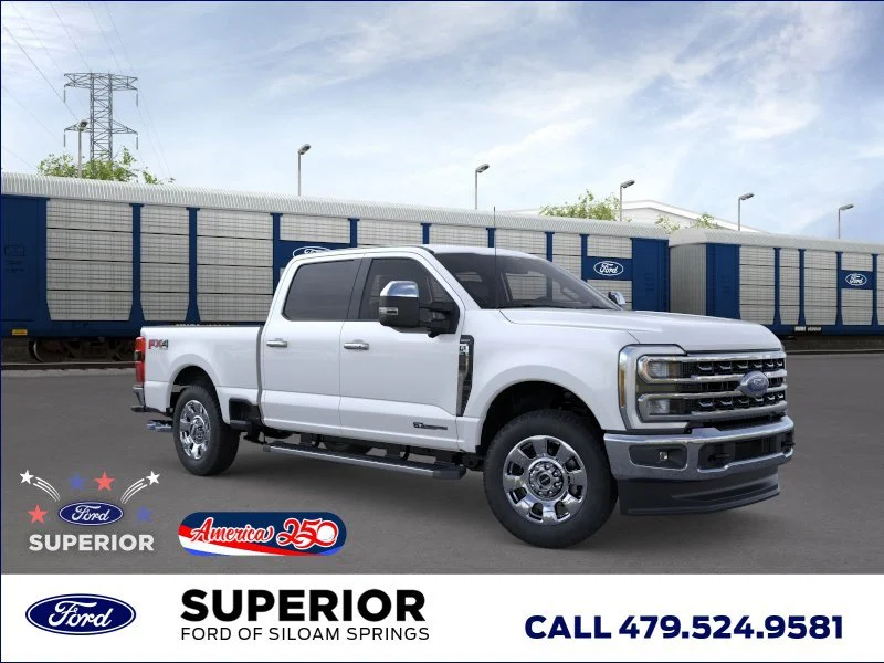 New 2026 Star White Metallic Tri-Coat Ford LARIAT image 7