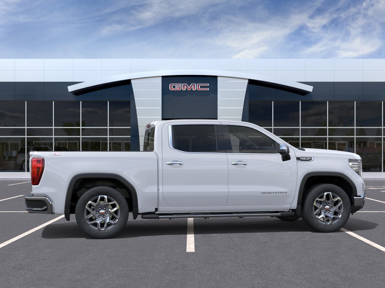 New 2026 Glacier White Tricoat GMC SLT image 5