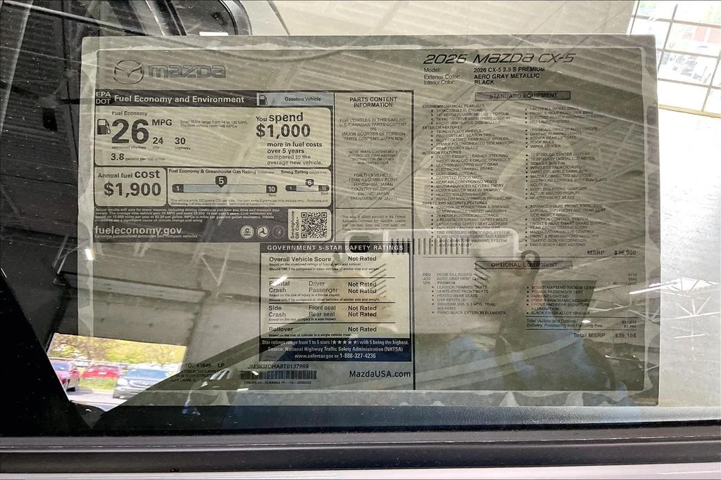 New 2026 Aero Gray Metallic Mazda 2.5 S Premium AWD image 13
