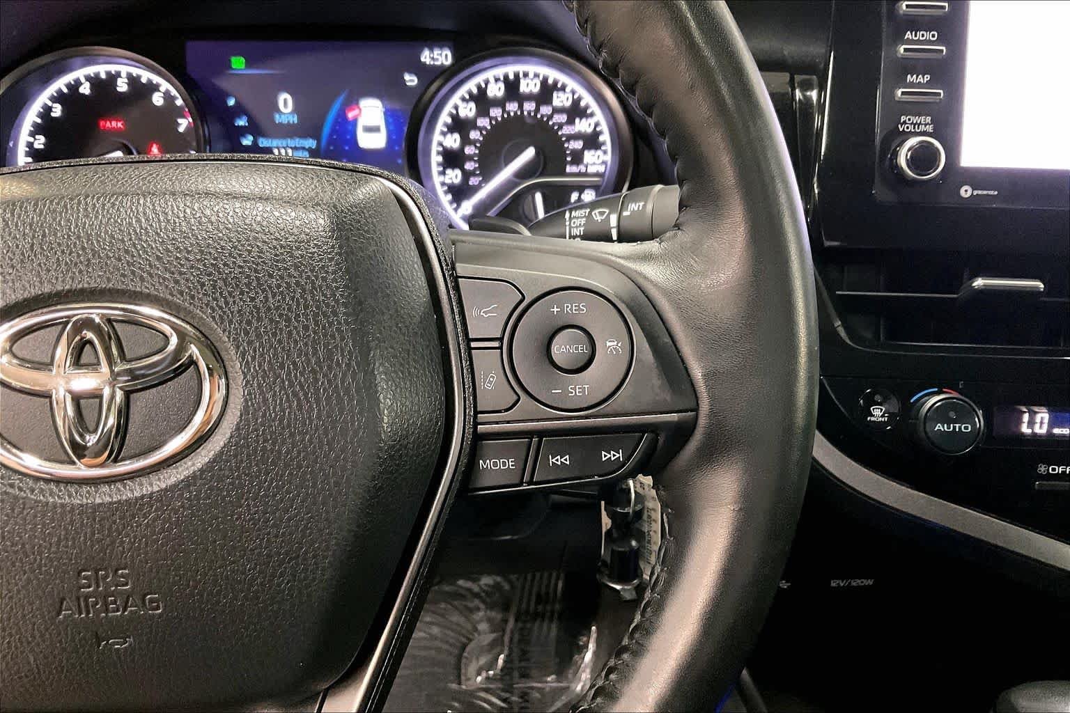 Used 2023 Midnight Black Metallic Toyota SE image 25